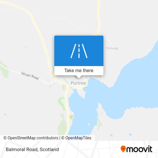 Balmoral Road map