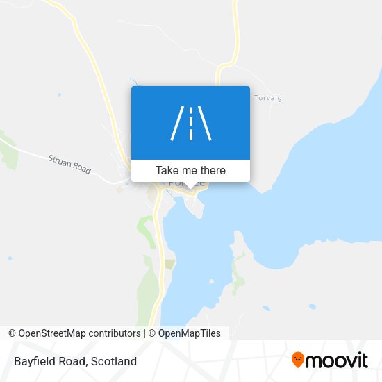 Bayfield Road map