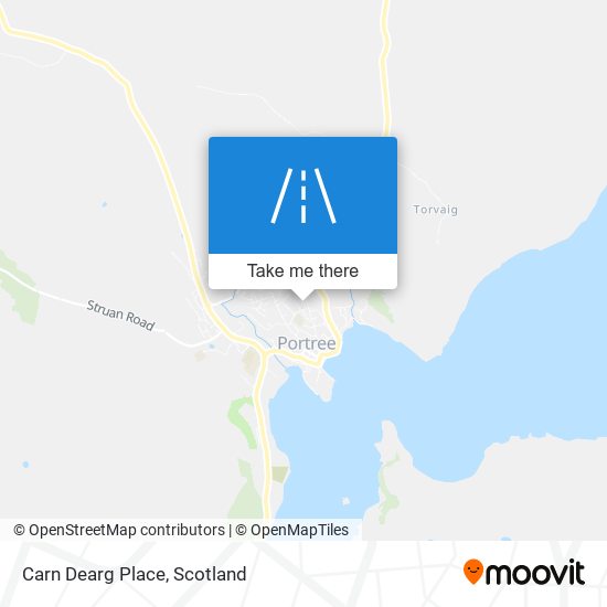 Carn Dearg Place map