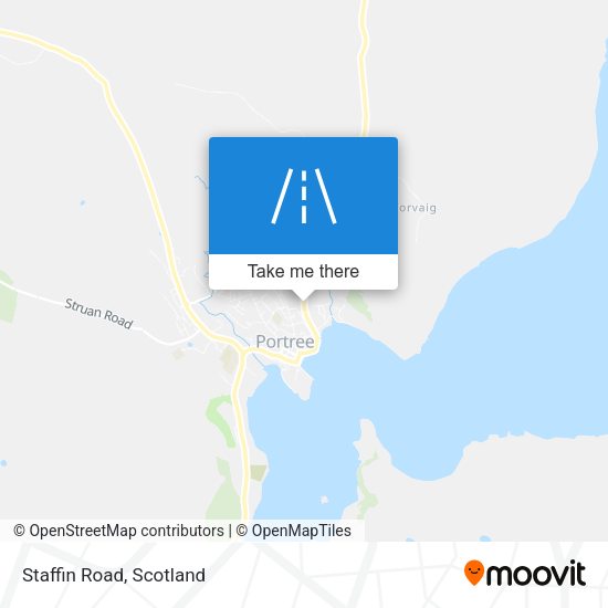 Staffin Road map