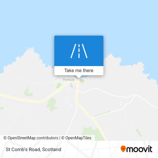 St Comb's Road map