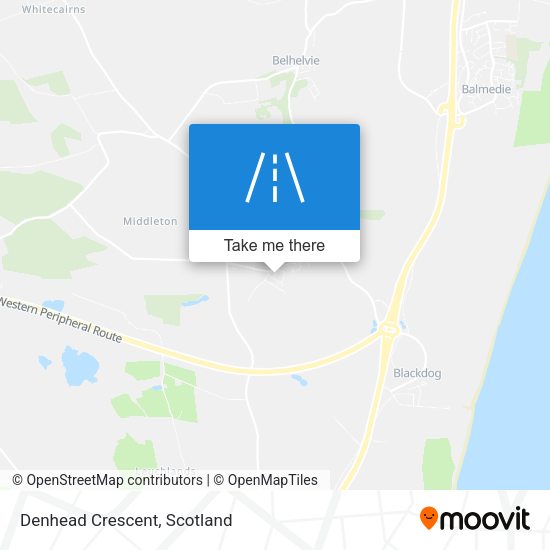 Denhead Crescent map