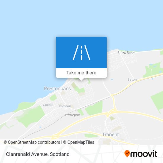 Clanranald Avenue map