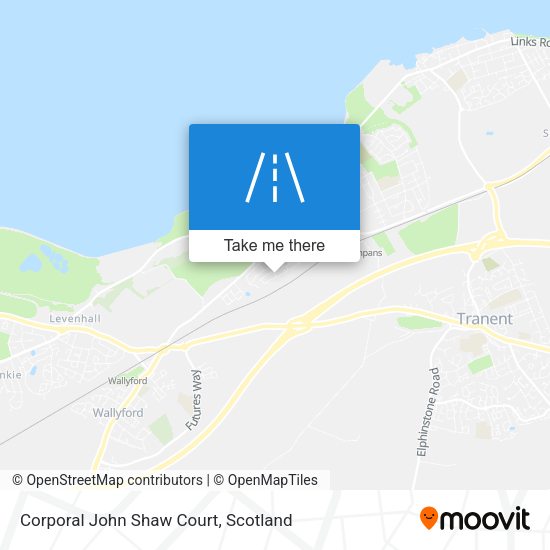 Corporal John Shaw Court map
