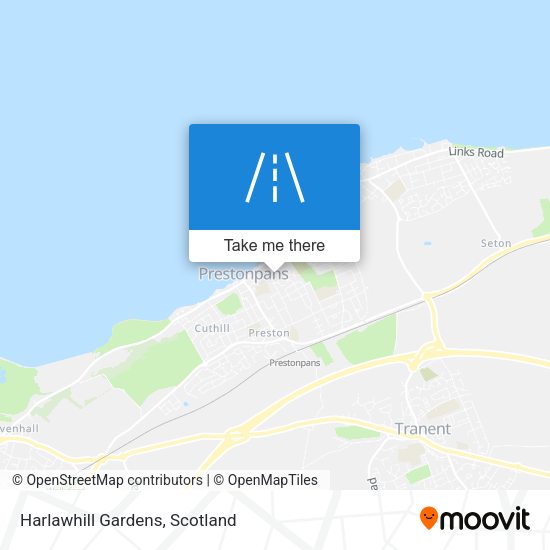 Harlawhill Gardens map