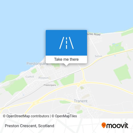 Preston Crescent map