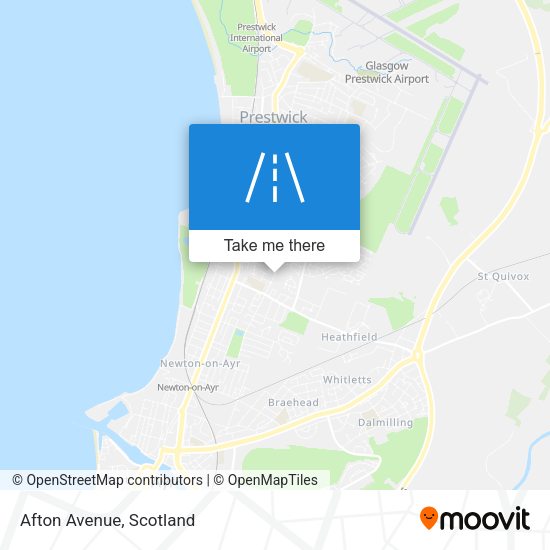 Afton Avenue map