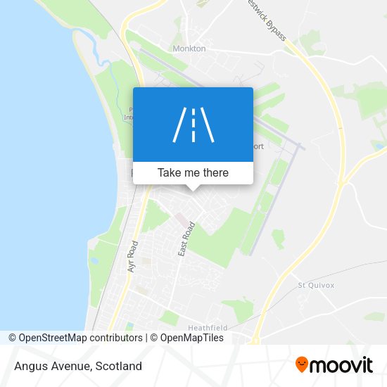 Angus Avenue map
