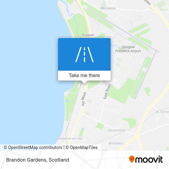Brandon Gardens map