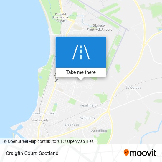 Craigfin Court map