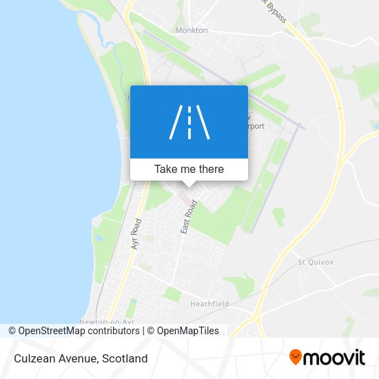 Culzean Avenue map