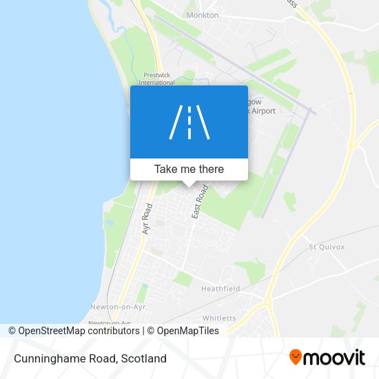 Cunninghame Road map