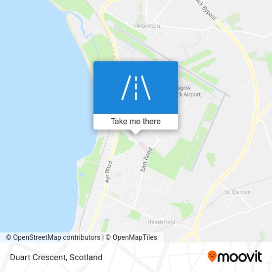 Duart Crescent map