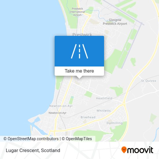 Lugar Crescent map