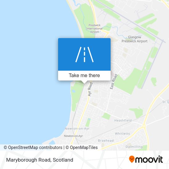 Maryborough Road map
