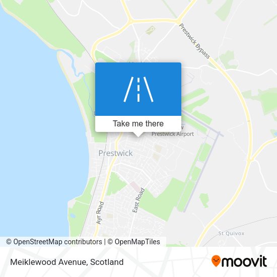 Meiklewood Avenue map