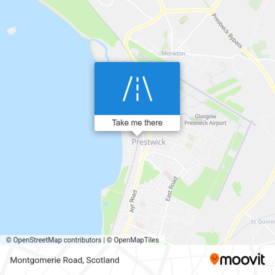 Montgomerie Road map