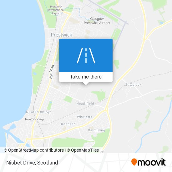 Nisbet Drive map