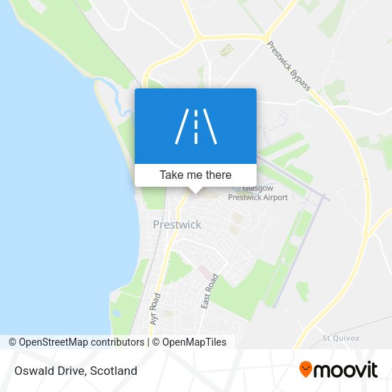 Oswald Drive map