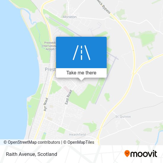 Raith Avenue map