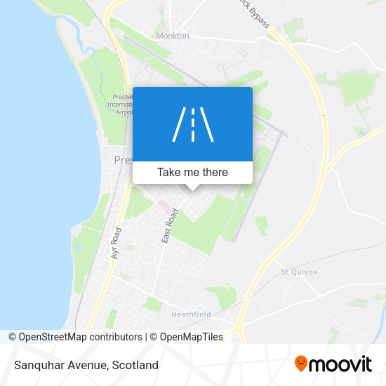 Sanquhar Avenue map