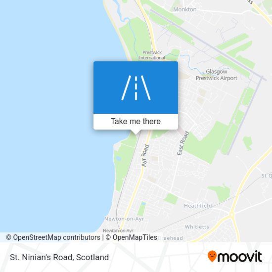 St. Ninian's Road map