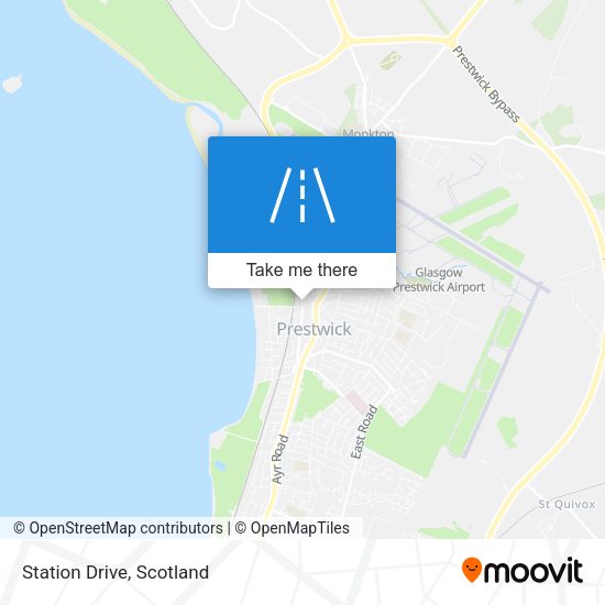 Station Drive map