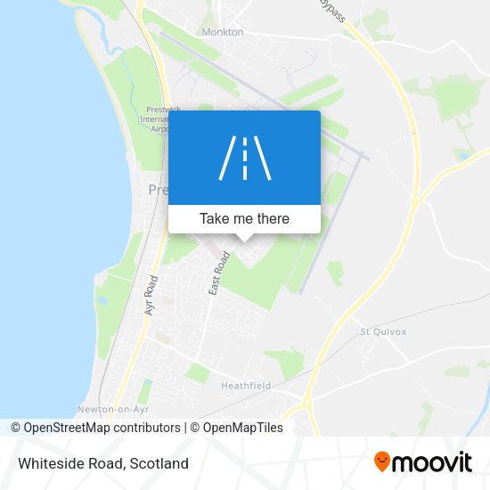 Whiteside Road map