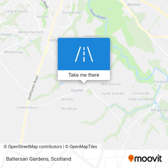 Baltersan Gardens map