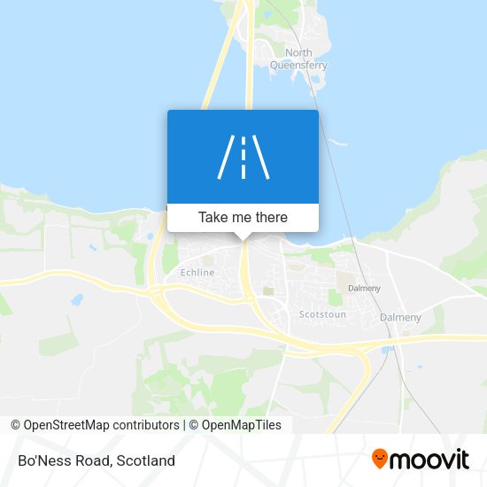 Bo'Ness Road map