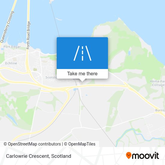 Carlowrie Crescent map