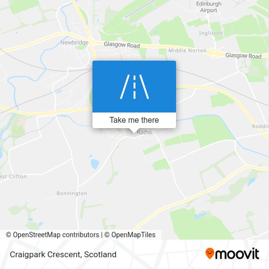 Craigpark Crescent map