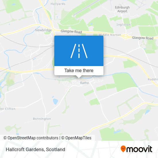 Hallcroft Gardens map