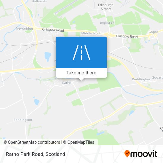Ratho Park Road map