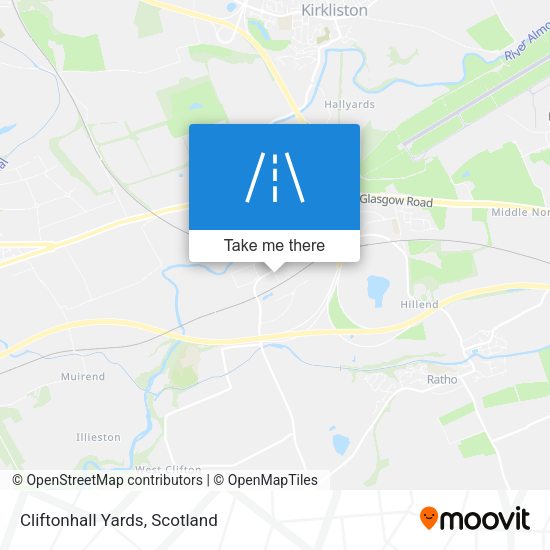 Cliftonhall Yards map