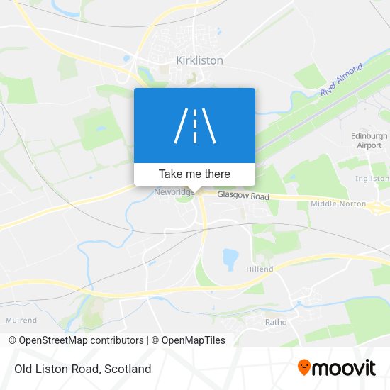 Old Liston Road map