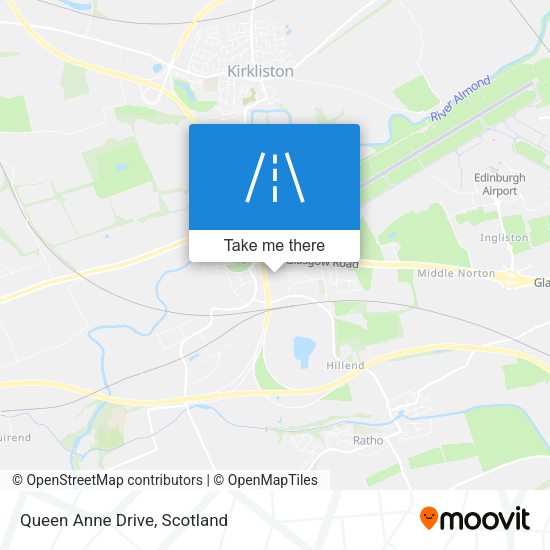 Queen Anne Drive map