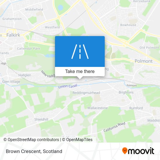 Brown Crescent map