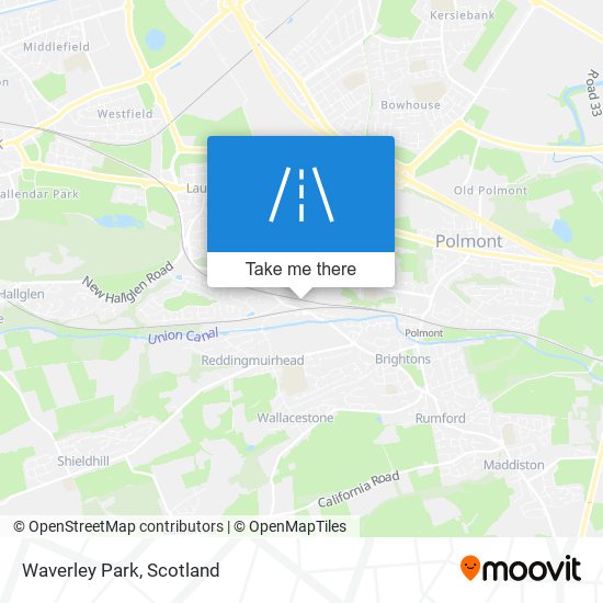 Waverley Park map