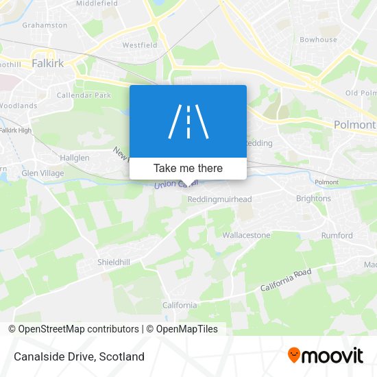 Canalside Drive map