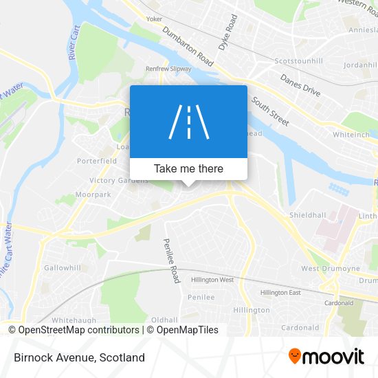 Birnock Avenue map