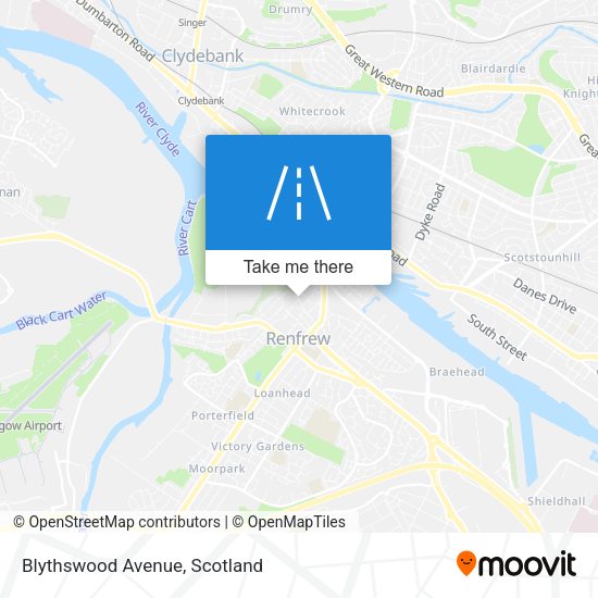 Blythswood Avenue map