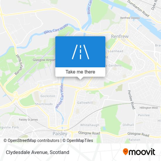 Clydesdale Avenue map