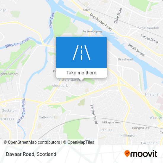 Davaar Road map