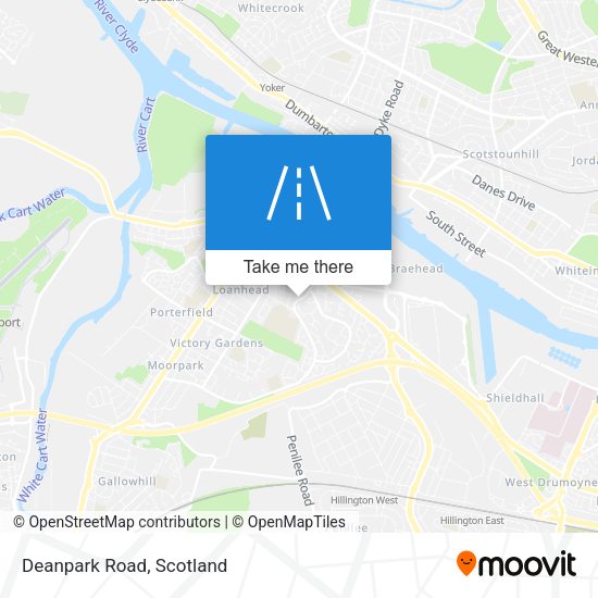 Deanpark Road map