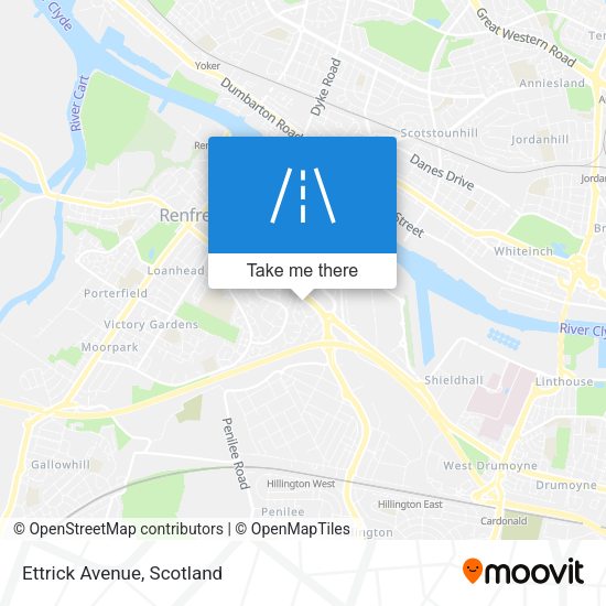 Ettrick Avenue map