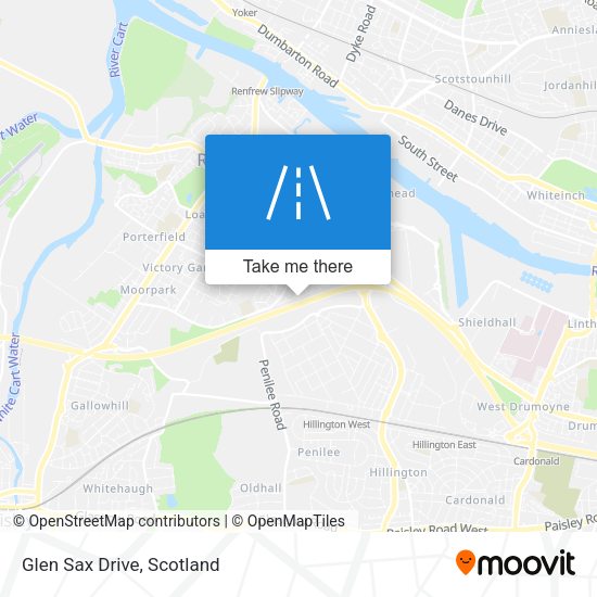 Glen Sax Drive map
