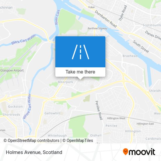 Holmes Avenue map