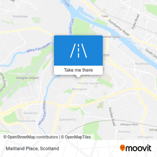Maitland Place map