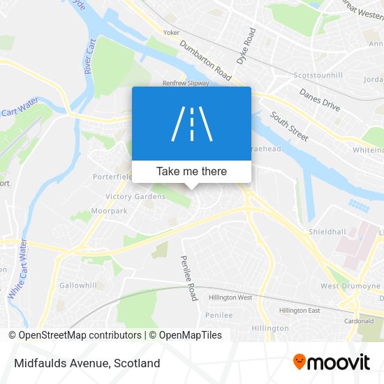 Midfaulds Avenue map
